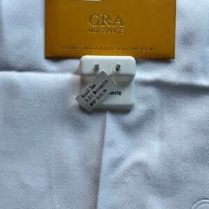 GRA Moissanite Stud Earrings